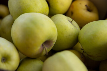apples in a market