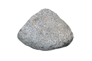 Fototapeta na wymiar specimen of granite rock (plutonic rock) isolated on a white background. Granite is a felsic, generally equigranular, relatively light coloured intrusive rock.