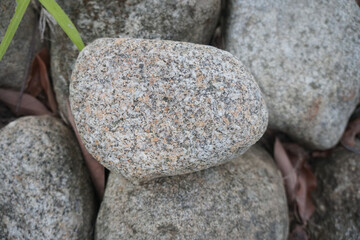 specimen of granite rock (plutonic rock) in nature. Granite is a felsic, generally equigranular,...