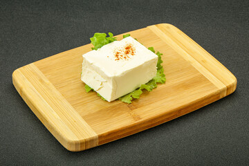 Greek traditional soft feta cheese