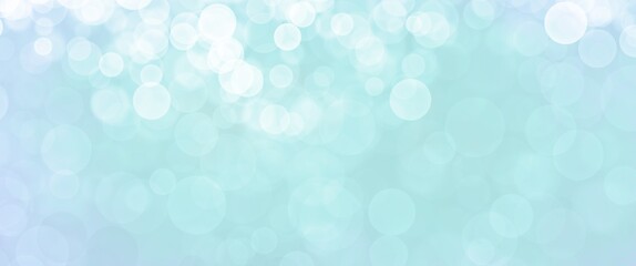 abstract background - blue and white bokeh