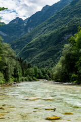 Fototapeta na wymiar mountain river 