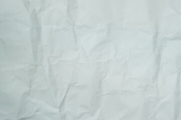 Obraz premium The texture of white recycle crumpled paper, copy space for text.