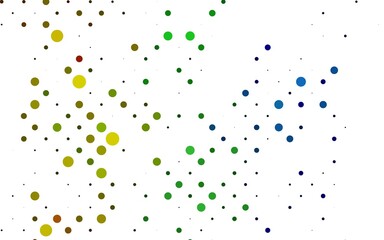 Light Multicolor, Rainbow vector template with circles.