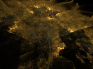 Imaginatory fractal background Image