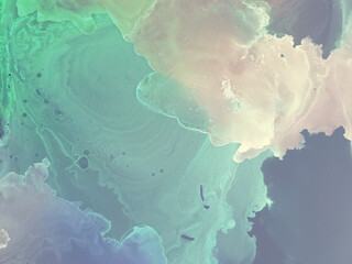 Closeup Artwork.  Splashing White Template.