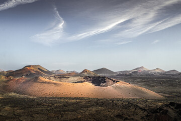 Fototapeta na wymiar A settlement on Mars? - Timanfaya, Lanzarote