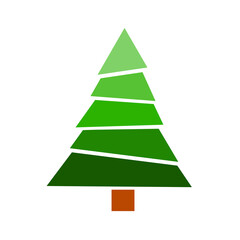 Obraz premium christmas, background, card, green, brown, design, greeting, icon, merry, white, year, tree, novelty, postcard, symbol, celebration, season, vector, eve, invitation, sign, festive, modern, star, prese