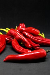 Piments rouge fort du jardin