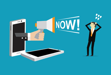 Manager operation from mobile phone