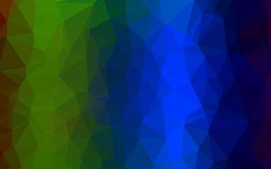 Dark Multicolor, Rainbow vector blurry triangle texture.
