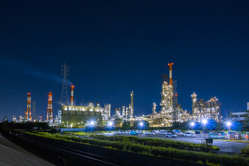 工場夜景（四日市コンビナート）