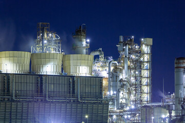 工場夜景（四日市コンビナート）