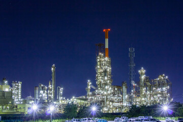 工場夜景（四日市コンビナート）