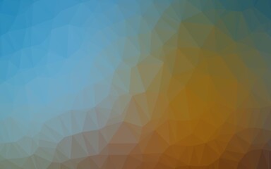 Fototapeta premium Light Blue, Yellow vector blurry triangle pattern.