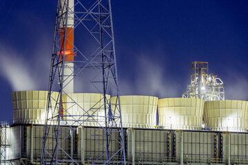 工場夜景（四日市コンビナート）