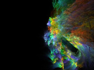 Imaginatory fractal background Image