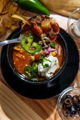 Mexican Beef Taco Soup