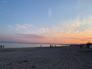 Fototapeta premium sunset at the beach