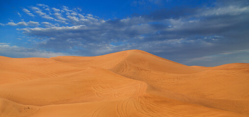 Fototapeta na wymiar desert dunes in iran