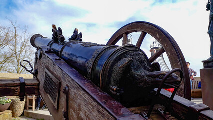 old cannon in the fortress