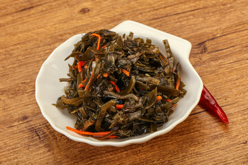 Seaweed cabbage with carrot and sesame