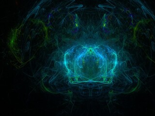Imaginatory fractal background Image