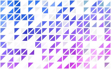 Fototapeta premium Light Pink, Blue vector seamless pattern in polygonal style.