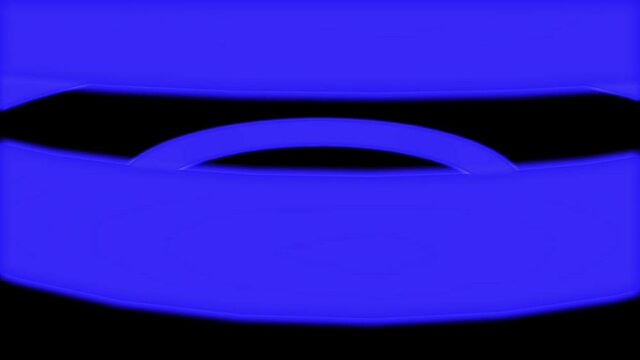 Circulos azules se hacen chicos y grandes, animados tipo radar