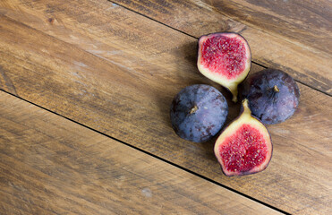 Black figs with copy space