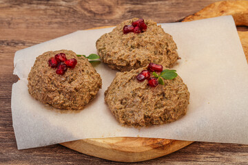 Georgian cuisine - pkhali from beans