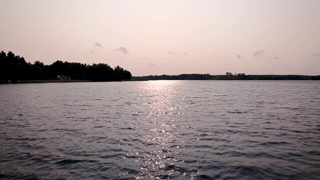 Narie lake in Kretowiny village in Ilawa Lake District, Warmia Mazury region of Poland