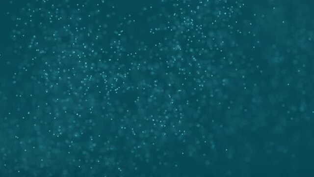 Abstract DNA with particles. Hologram destroyed DNA double helix on dark blue background. 4k video looped animation. Science futuristic footage.
