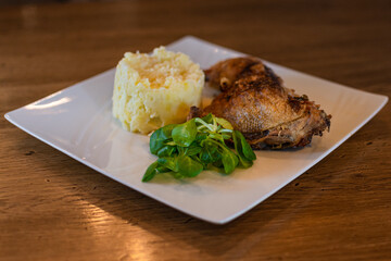 Meal / Lunch in a French Bistrot, restaurant