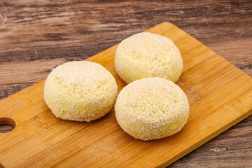 Raw potato zrazy for cooking