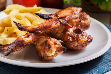 Tasty baked chicken wings