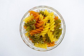 Hélices, espirales de colores