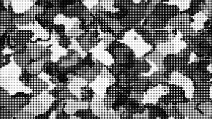 Natural leaf from dots. Vector detailed background. Isolated layers points camouflage. Abstract image for presentation.