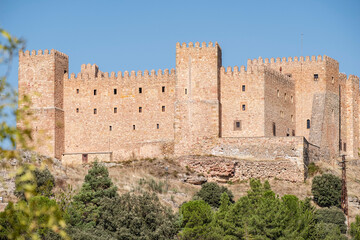 Fototapeta na wymiar Sigüenza Castle, 11th century, Siguenza, Guadalajara, Spain