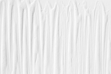 3 d texture of white paint with handmade brush strokes, decor elements for modern design. Abstract background for screensaver template and wedding card in gray gradient.