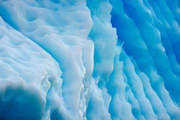 Fotobehang van dichtbij en persoonlijk met bevroren ijs © Nina