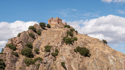 Riba de Santiuste Castle, 9th century, Guadalajara, Spain