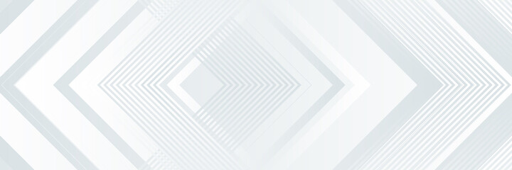 Fototapeta premium Modern white gray abstract web banner background creative design vector illustration