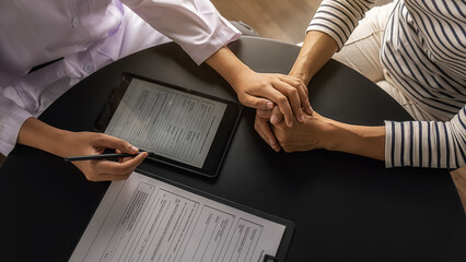 Psychiatrist or professional psychologist consulting on diagnostic examination disease or mental...