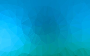 Light BLUE vector abstract mosaic background.