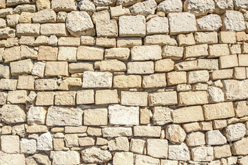 natural stone wall in tuscany