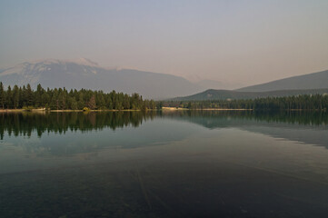Lake Annette on a Smoky Day