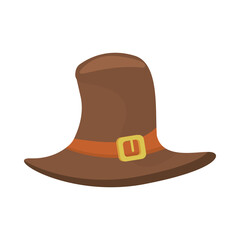 pilgrim hat thanksgiving accessory icon