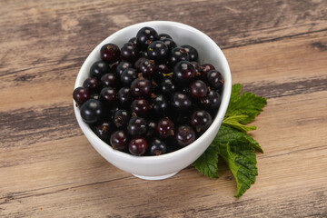 Fresh ripe sweet black currant