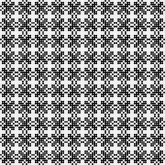 Abstract Cross Pattern Dots Logo generative computational art illustration